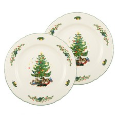 SeltmannWeiden Marie Luise Christmas聖誕樹造型圓形餐盤 20cm, 1組, 混色