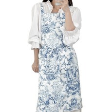 Hansday Toile 基本款防水圍裙, 1個, 藍色