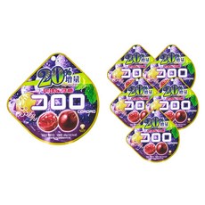 UHA 味覺糖 Cororo 酷露露 酷露露Q糖 葡萄口味, 48g, 6包