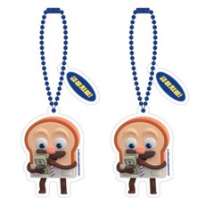 Bread BARBER SHOP 吐司先生髮廊 壓克力鑰匙圈, 麵包B, 2個