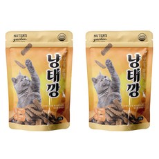 누터스가든 고양이 오메가3 냥태깡 간식, 명태, 50g, 2개