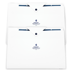 위드나 6포켓 스마트 도큐멘트 파일, 화이트, 2개