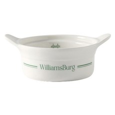 紐約WB 字母陶瓷雙耳湯碗 16.3cm, 1個, 綠色