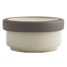 ERATO Poseul Chak Chak 陶瓷蓋 + 醬料碟碗組 XS, 1套, 霧色