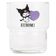 DAYNEEDS 三麗鷗可堆疊玻璃杯 270ml, 1個, 酷洛米