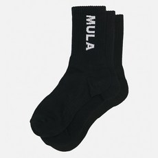 뮬라웨어 여성용 크루 삭스 3켤레 세트 AMNESC801