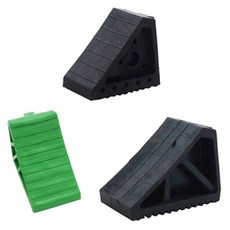 信都產業 斜坡車輛輪擋 3kg + 2kg + 0.7kg 3件組, 1套, 黑色 + 綠色