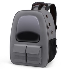 Daysoy 貓用多口袋折疊式外出包, 灰色