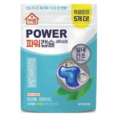 HAPPYHOME 強力膠囊洗衣精三重芬多精, 1個, 37入