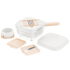 HERZOG PFANNEN 多用途萬能方形切片器組, 白色, 1套