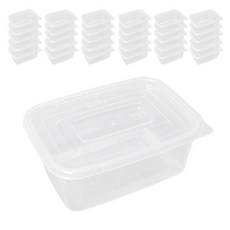 方形密封透明容器, 50套