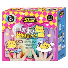 BOAZLin Plumo DIY 奶油史萊姆, 1個, 混合顏色