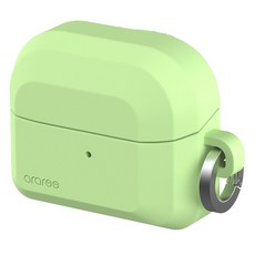 아라리 범퍼 실리콘 케이스 브리오 분실방지 키링 세트, 갤럭시 버즈3 / 버즈3 프로, 그린, 1세트