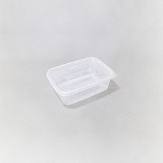 方形密封容器 500ml 含蓋套組, 1套, 50個