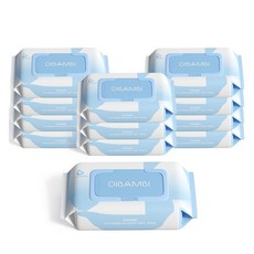 DIBAMBI The Premium 便攜式免治馬桶濕紙巾 蓋裝, 75g, 20張, 12個