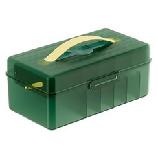 ABM 2層小物電線整理盒, 1個, 綠色