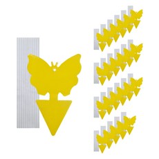 가든잇 초파리 끈끈이 트랩 24p + 와이어 24p 세트 노랑, 1세트