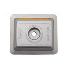 신도 스마트 표지병 알루미늄 반사체, 1개, 황색 단면