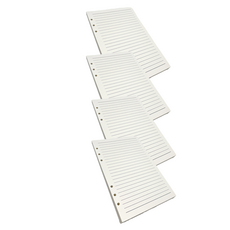 Mandeul Habi A5活頁夾 6孔手帳內頁, 80張, 4個