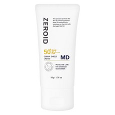 ZEROID Derma Shield 乳霜 MD SPF50+ PA++++, 50g, 1個
