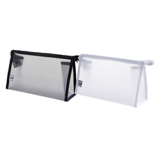 泰坦網眼運動防水包, 黑色 + 白色