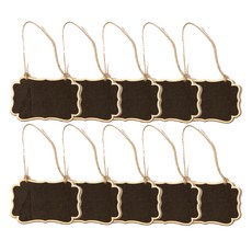 Boorepick 掛式迷你黑板花盆名牌 類型3 10入, 混合色