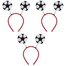 Allode 足球加油道具派對用髮帶 3入, 09雙足球, 1套