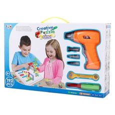 施瓦茨韓國3D+鑽頭玩具工具玩, 混色