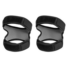 메이크마인 무릎 패드 스포츠 보호대, 블랙, 2개