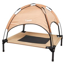 AGROUND 寵物 Bed Dog 露營椅床帳篷, 棕褐色, 1個