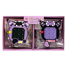 ii GEN 一正 Devil Devil 泡泡紙鑰匙圈組 8651 9.2*11.5*1.3cm, 隨機出貨, 12個