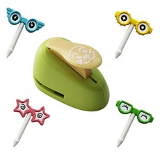 Cuteme 可愛動物臉 MP225 + 眼鏡裝飾 MP082 4件組 B009, 混色, 1套