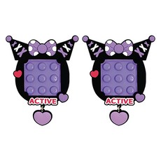 ii GEN 一正 5000 Devil Devil 泡泡紙鑰匙圈組 8651 9.2*11.5*1.3cm, 隨機出貨, 2個