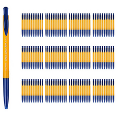 munhwA 按動式原子筆 0.7mm, 藍色, 144個