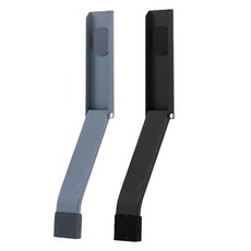 免鑽孔磁吸金屬門擋 黑色 + 灰色組, 1套