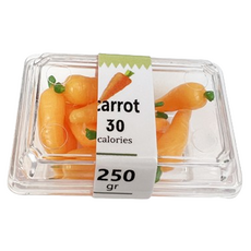 小小房子 1:12 縮小水果迷你模型 胡蘿蔔, 混合顏色, 1個