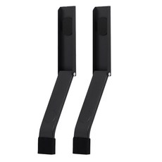 PLUSLINE 無孔磁性金屬門吸黑色, 2個