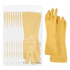 Dailylike 365 Daily 橡膠手套 左右手套組, 單一顏色, 小(S), 10套