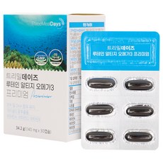 Tree Meal Days葉黃素rTG Omega-3優質 30入, 30顆, 1個