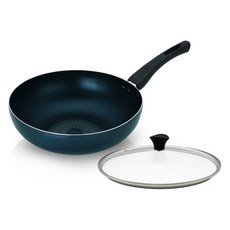 리벤스 인덕션 프리미엄 IH 궁중팬 + 유리뚜껑, 28cm, 1개