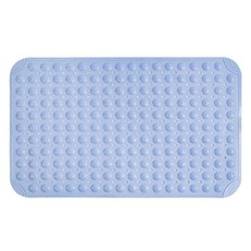 언헤브 원형 지압 미끄럼방지 매트, G라이트블루, 1개