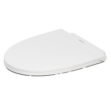 WATOS 上鎖式緩降阻尼平面型馬桶蓋 WSP190, 1個, 白色