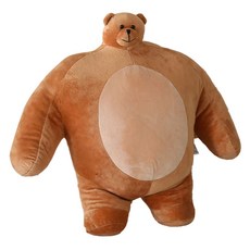 可靠寬肩小頭熊絨毛娃娃, 47cm