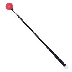 thunder golf Powermaker 距離增加節奏揮桿練習器, 1個, 黑+紅