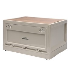 CUZCUZ 開放式折疊箱, 1個, 白色, 1層