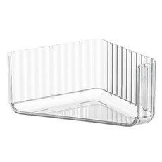 MarketFio 居家化妝台角落透明多用途整理收納盒, 1個, 款式1