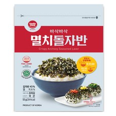 바다모아 김자반 멸치 돌자반, 55g, 1개