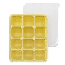 FROMISE 雙重密封矽膠副食品分裝盒 12格, 1個, 360ml, 蜂蜜陷阱