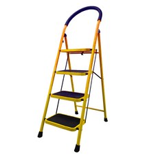 코끼리리빙 접이식 스텝스툴 사다리 A형 4단, 1개