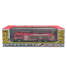 樂彩森林 高仿真聲光迴力車系列 消防噴水車, 1盒